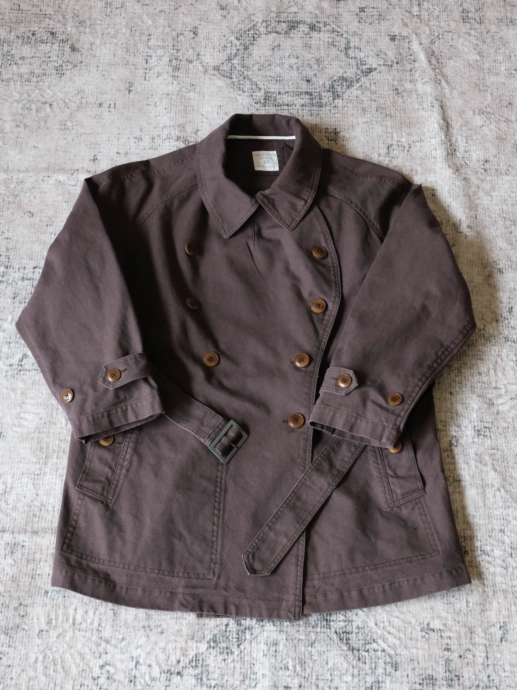 Double-Breasted Trench Coat