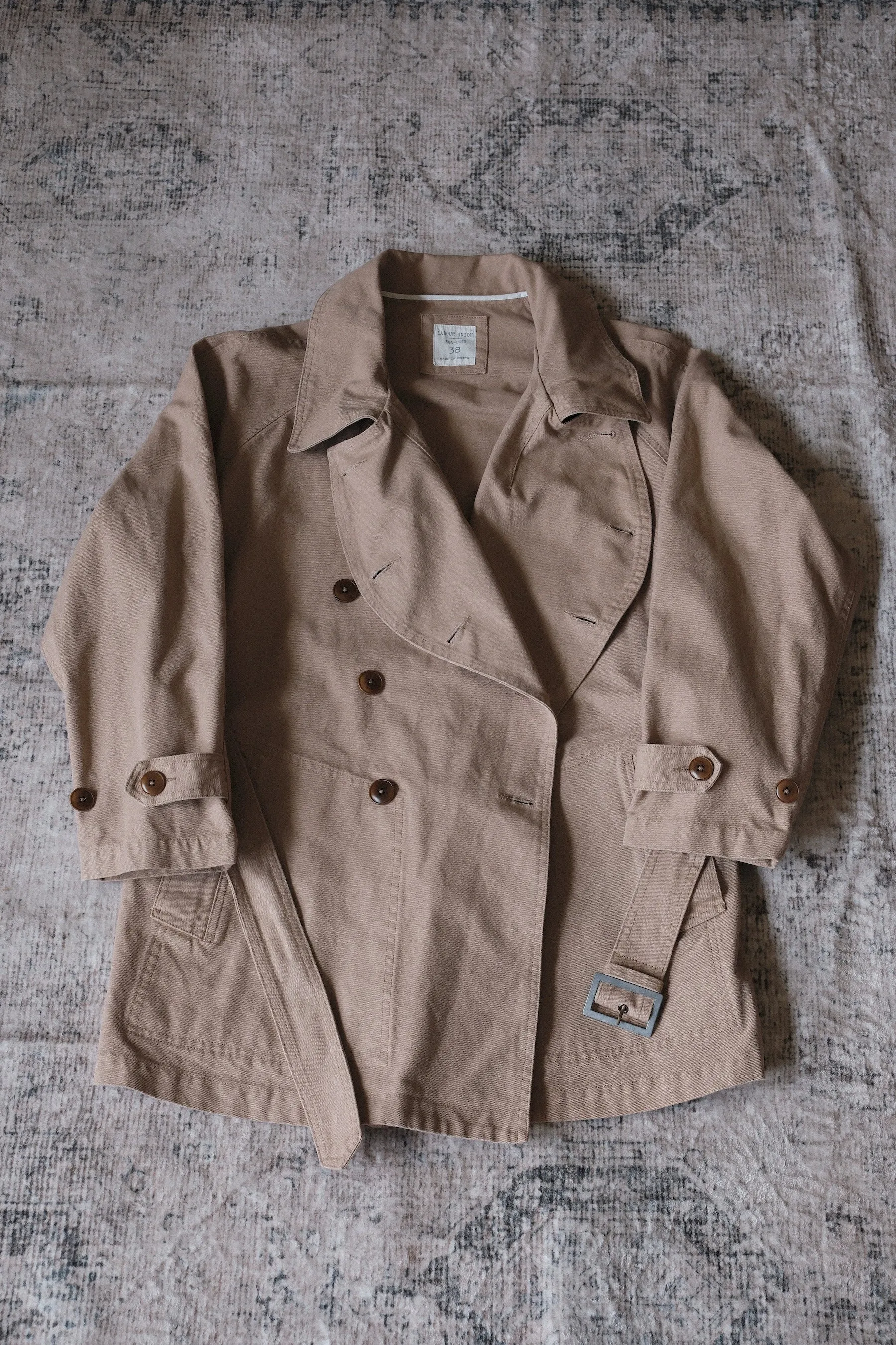Double-Breasted Trench Coat