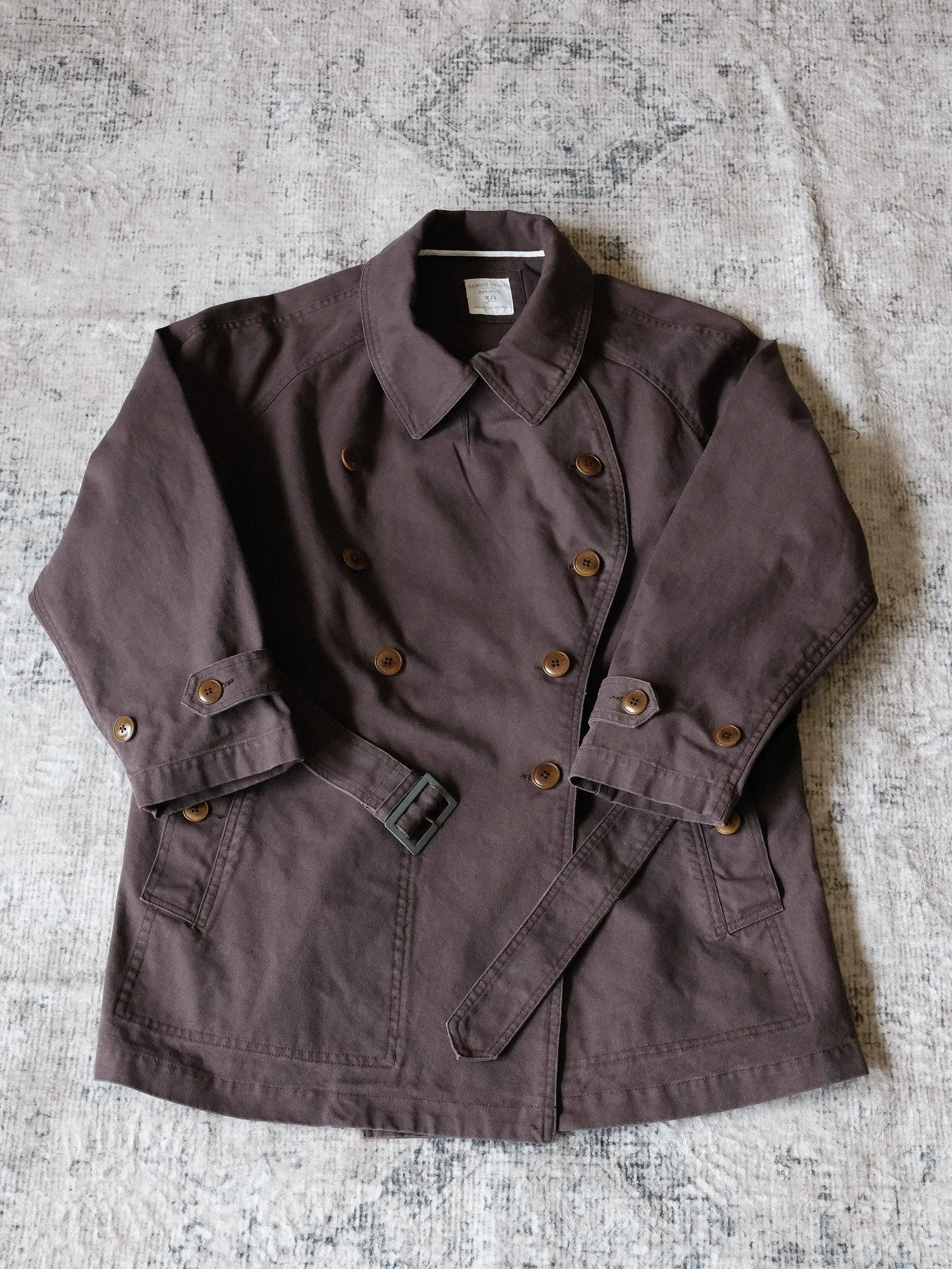 Double-Breasted Trench Coat