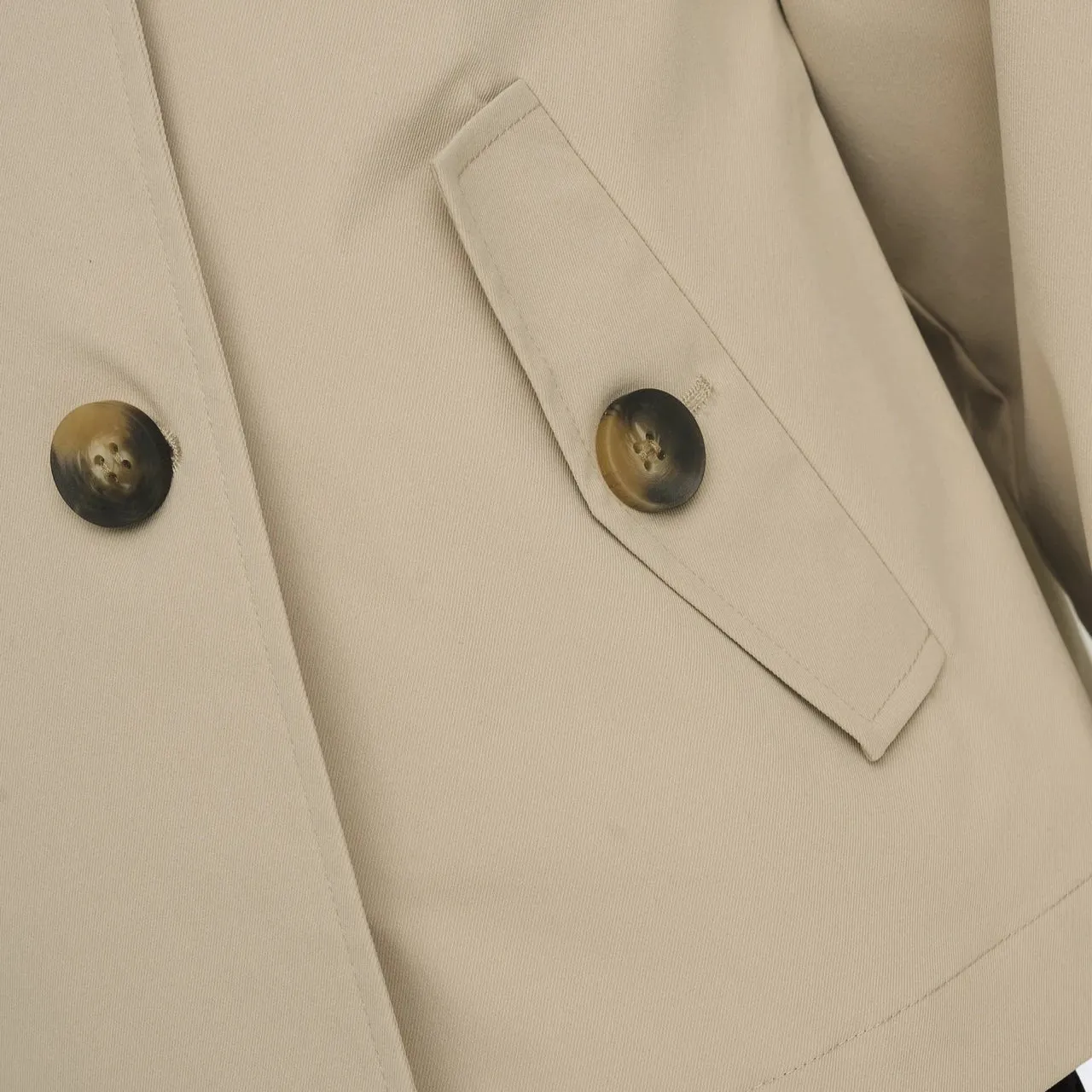 ONLY ONLAPRIL Trench Coat in Oxford Tan