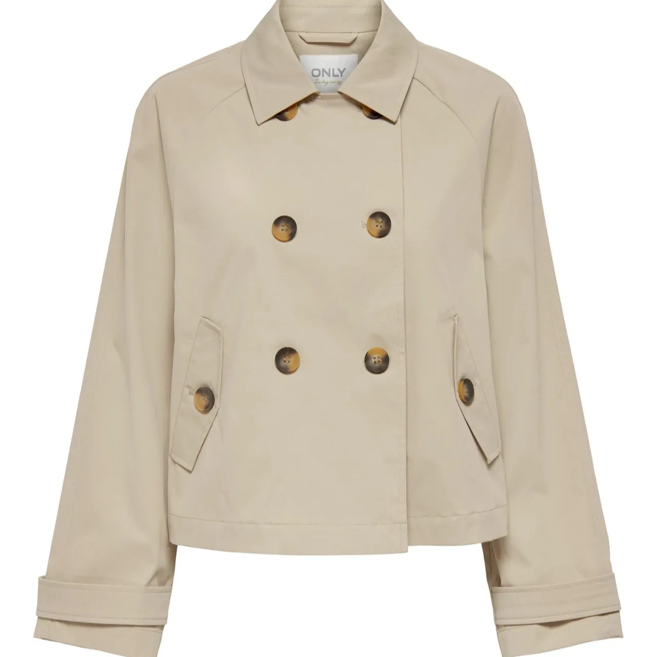 ONLY ONLAPRIL Trench Coat in Oxford Tan