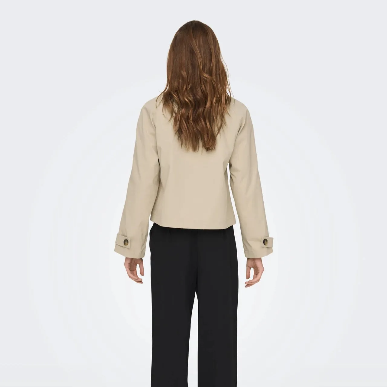 ONLY ONLAPRIL Trench Coat in Oxford Tan